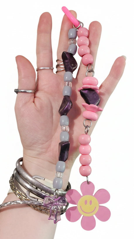Pink & Purple Passion Double Strand Jointed Toy