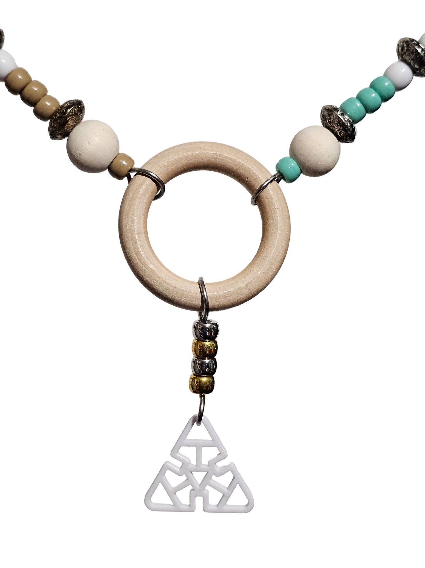 Ombre Mint & Cappuccino Double Hanger Toy