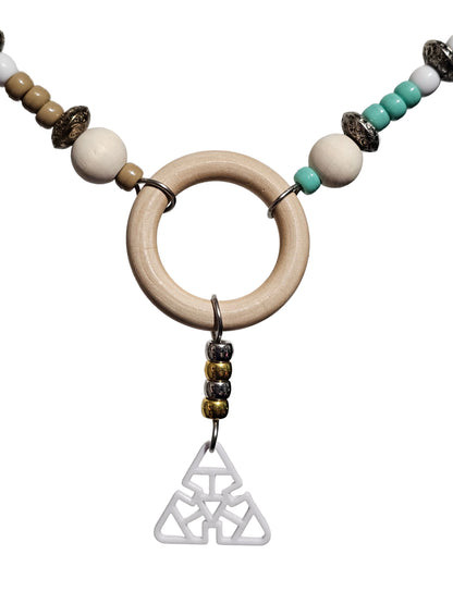 Ombre Mint & Cappuccino Double Hanger Toy
