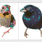 Cute Artsy Birdie Stickers