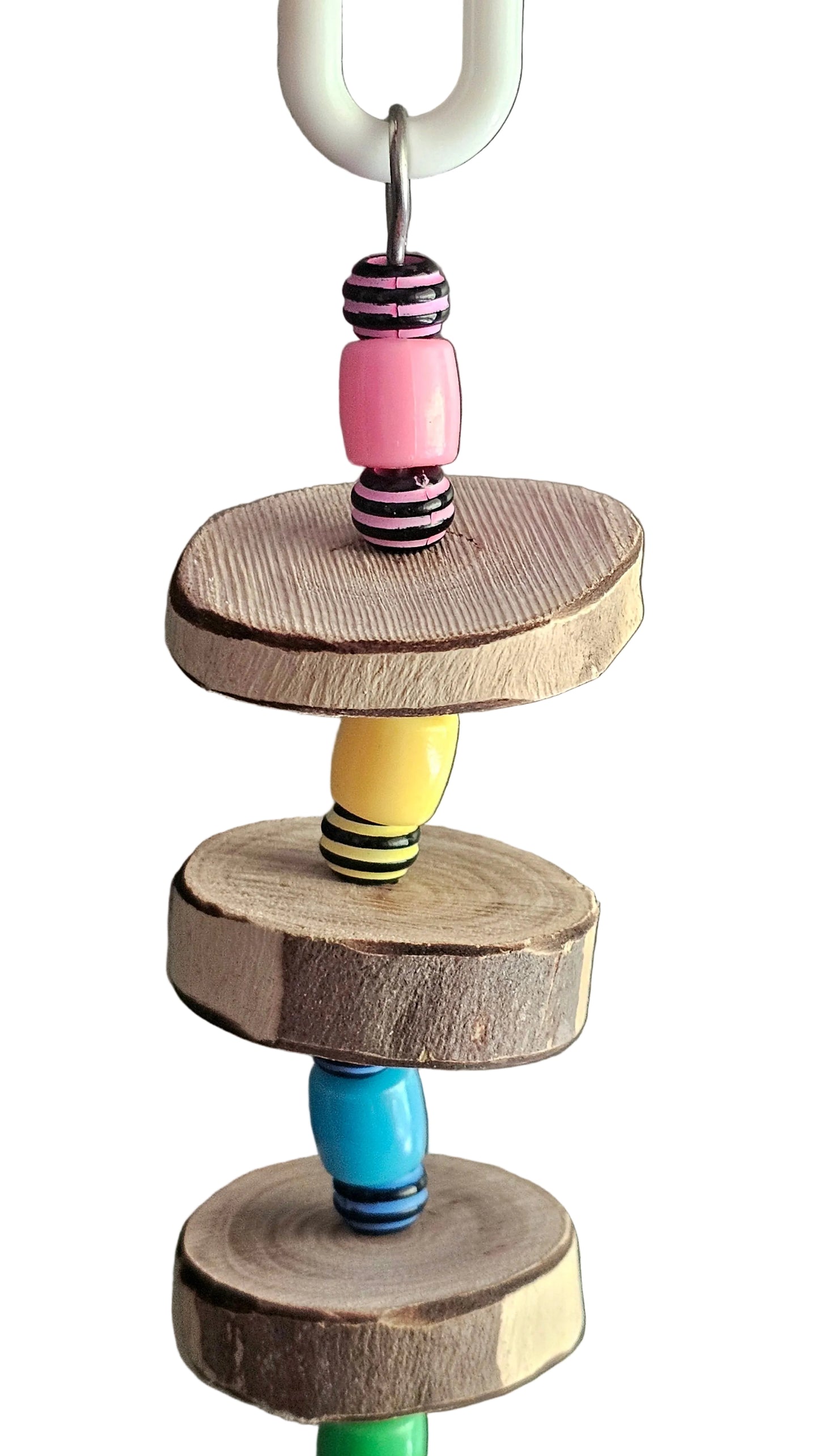 Pancake 🥞 Sliced Timber Rainbow 🌈 Stripes Toy