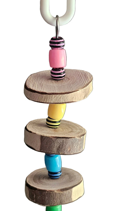 Pancake 🥞 Sliced Timber Rainbow 🌈 Stripes Toy
