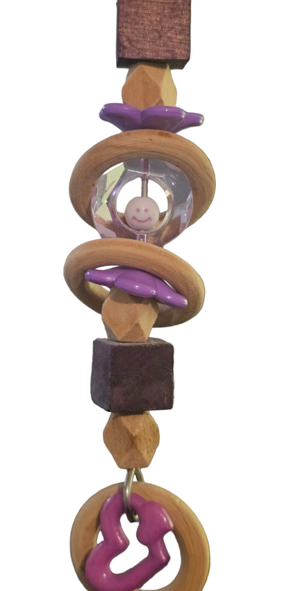 Mini Purple Flower Ring toy