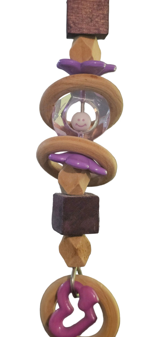 Mini Purple Flower Ring toy