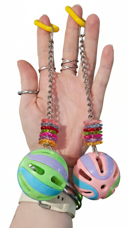 Rattle Ball Chain Toy