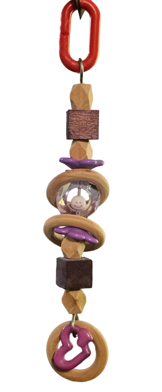 Mini Purple Flower Ring toy