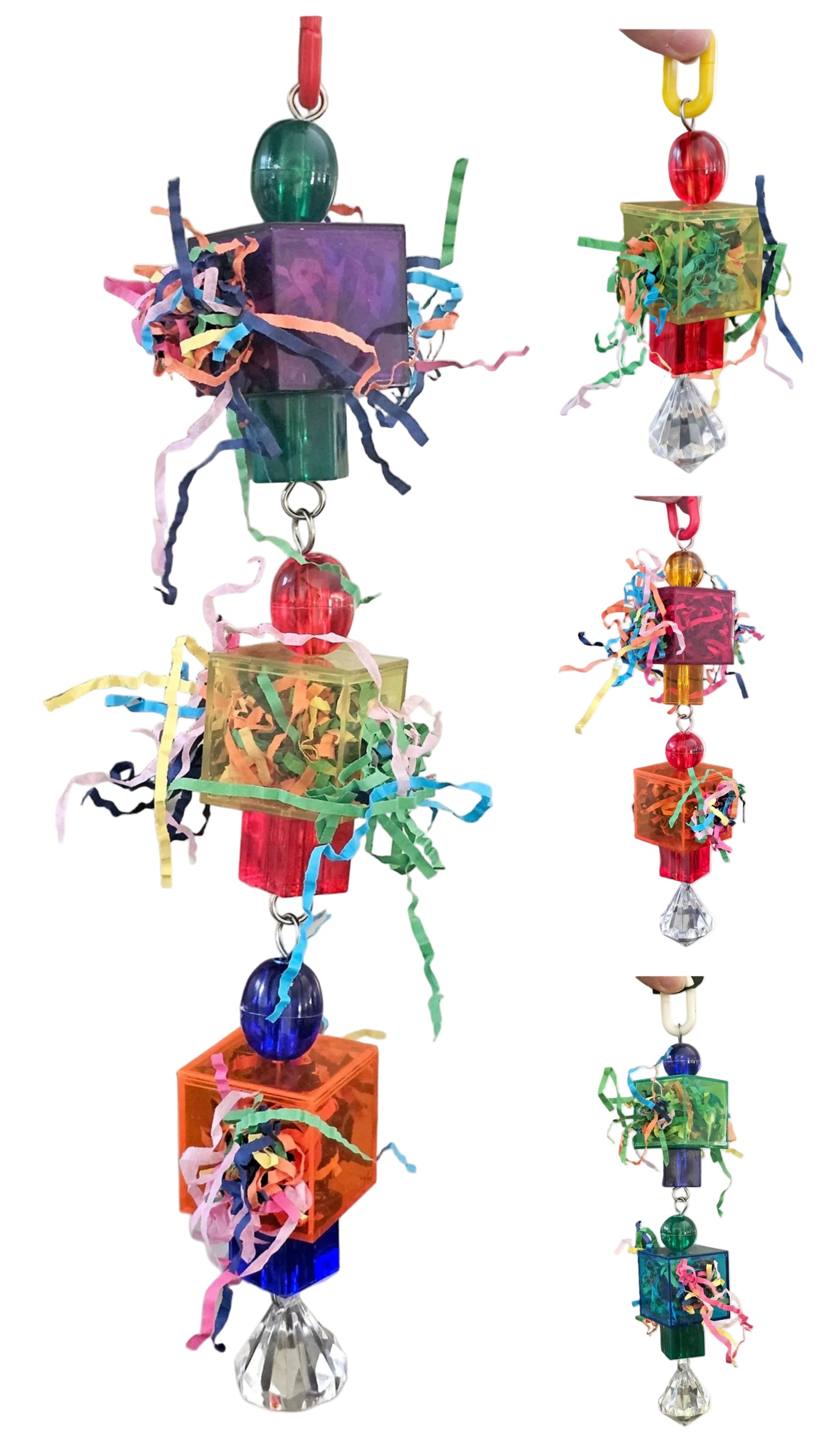 Acrylic Cube Forager Toy