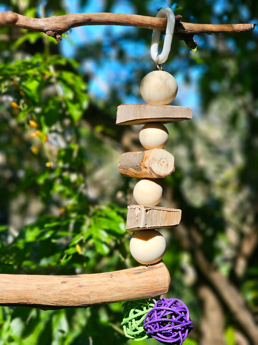 Double Hanger Timber Swing Small