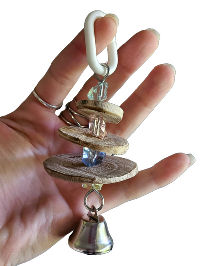 Crystally Pancake Timber Bell Toy