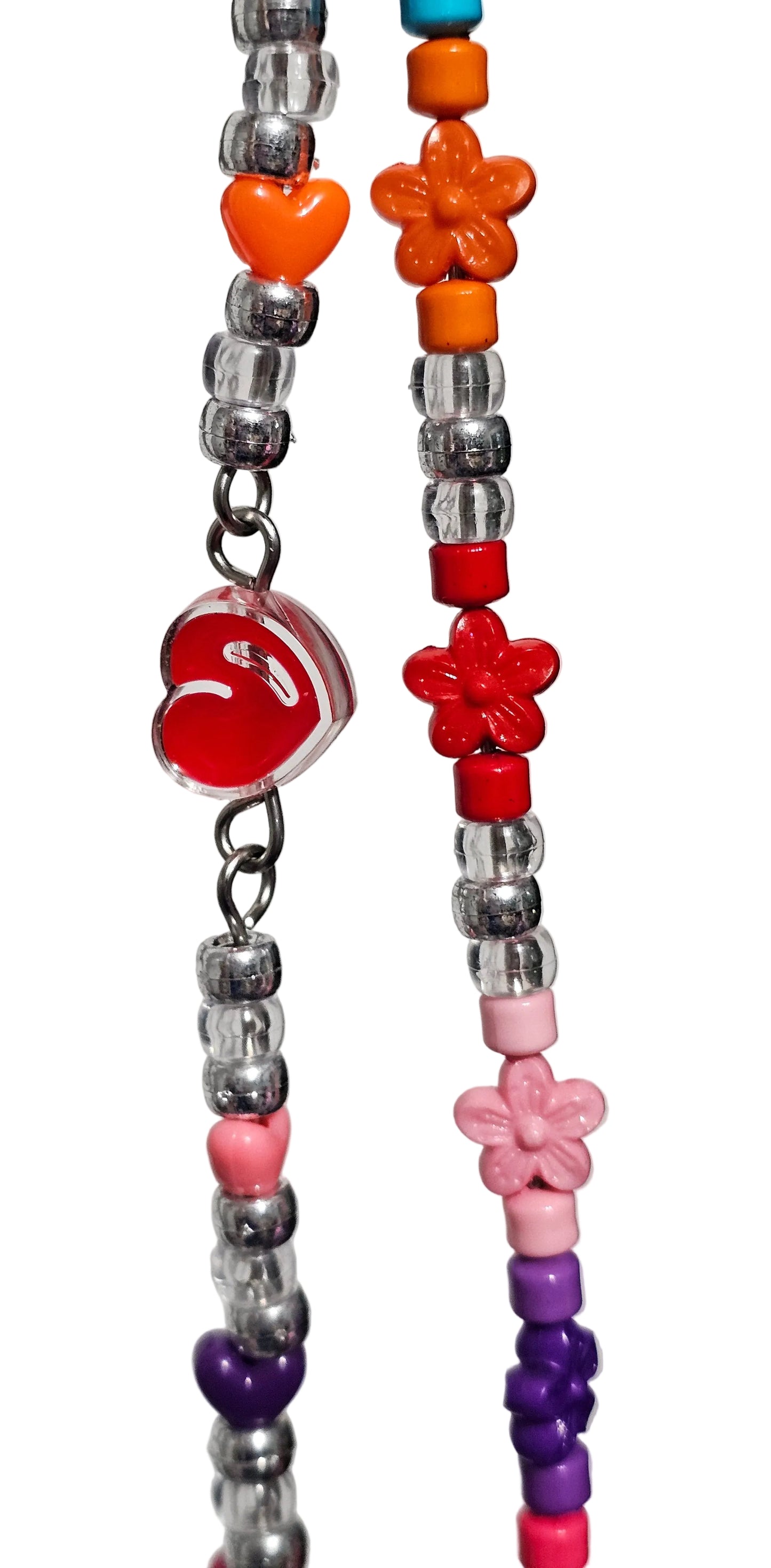 Super Shiny Silvery Rainbow Double Strand Toy