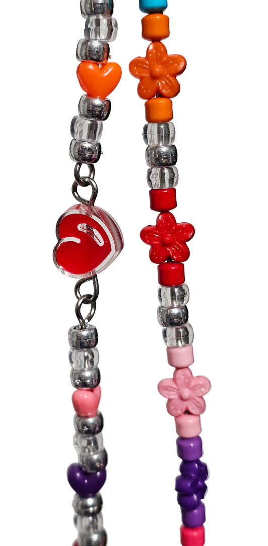 Super Shiny Silvery Rainbow Double Strand Toy