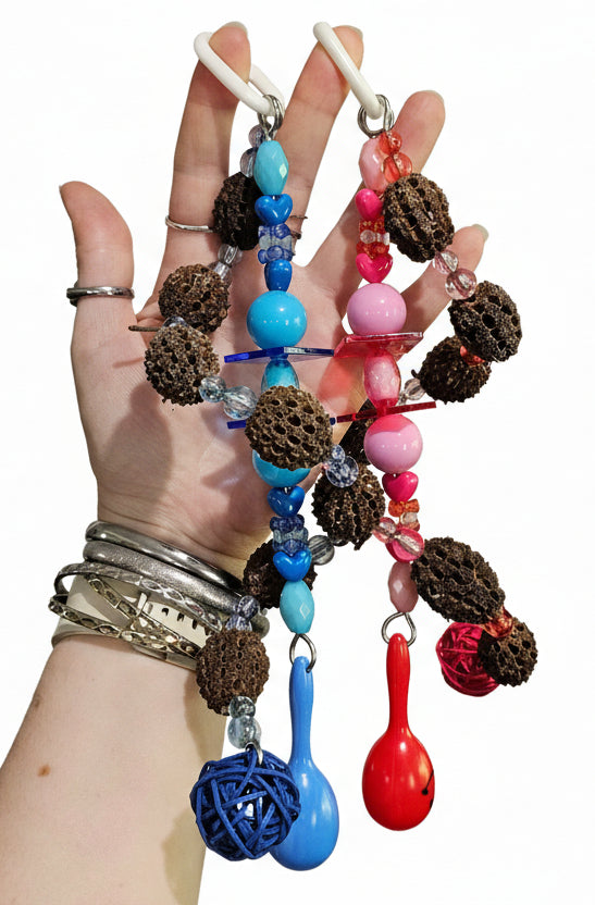 Beady Nuts Rattler Double Stranded Toy