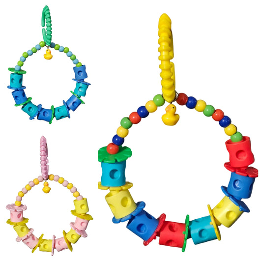 Dangling Duck Barrel Rings