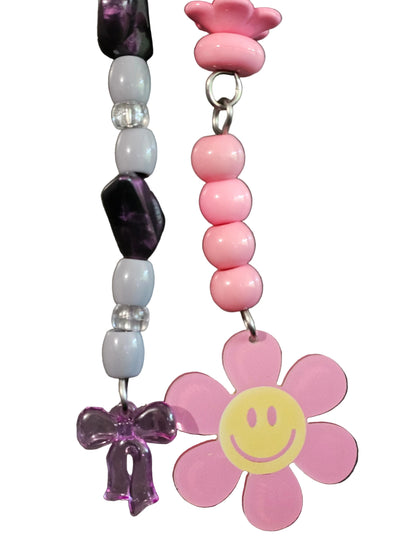 Pink & Purple Passion Double Strand Jointed Toy