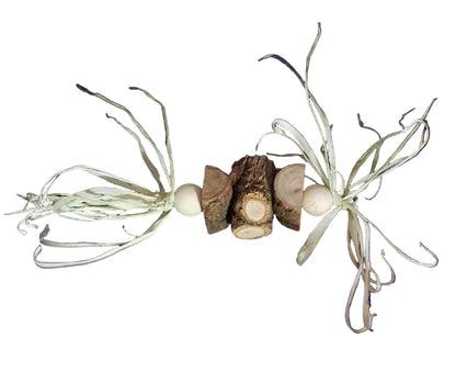 Cute Little Wood & Pine Ball Foot Toy