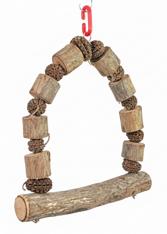 Natural Timber Swing Medium