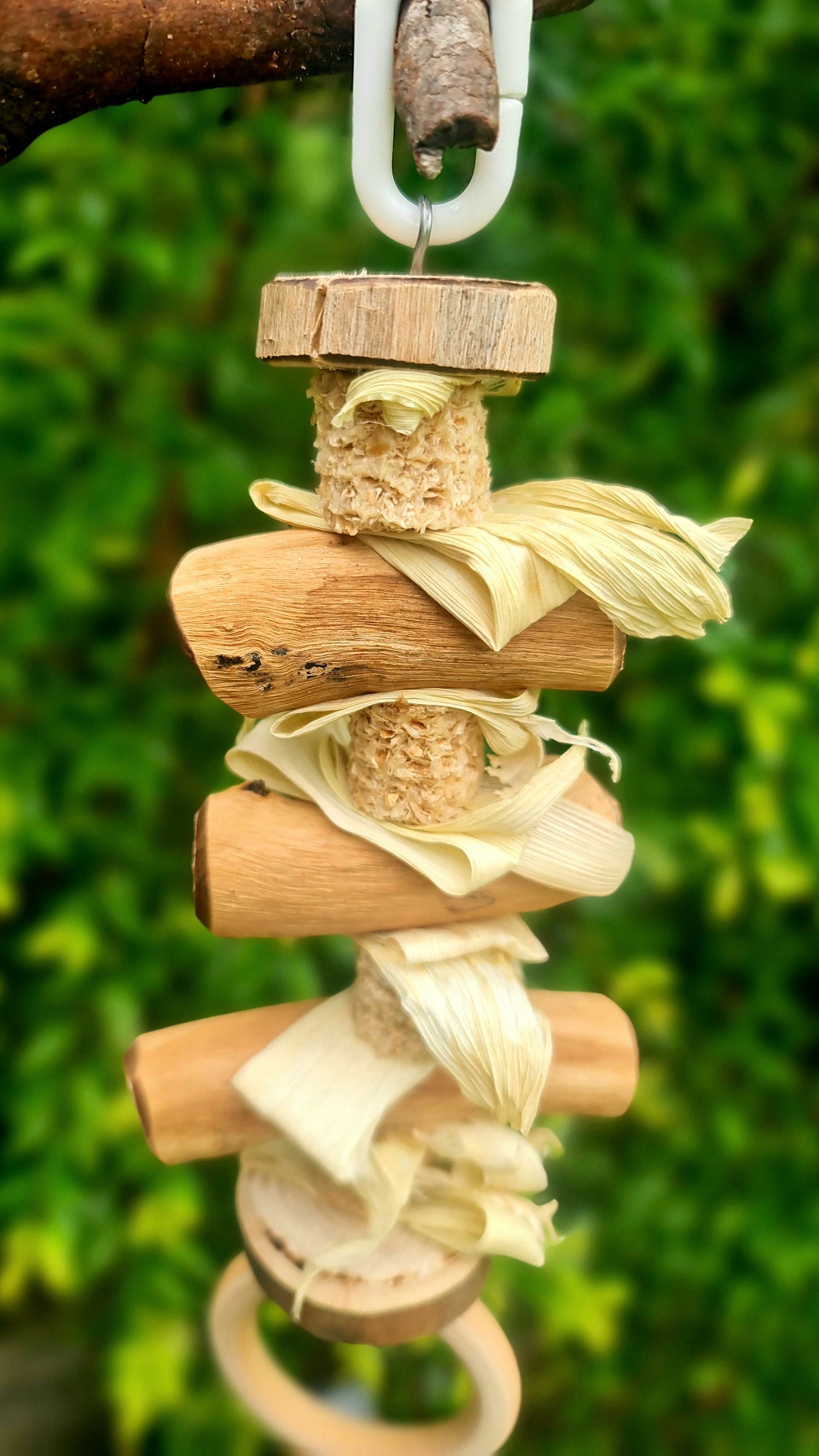 Corn Cob & Timber Stacker Forest Shreddable Toy