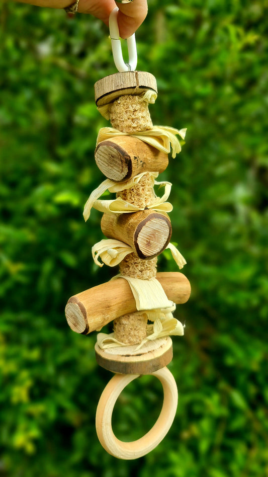 Corn Cob & Timber Stacker Forest Shreddable Toy