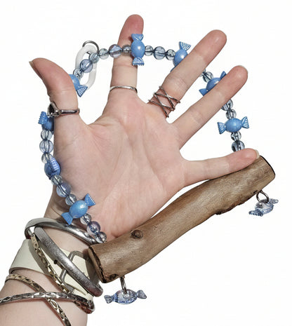 Crystally Blue Lollies Swing Small