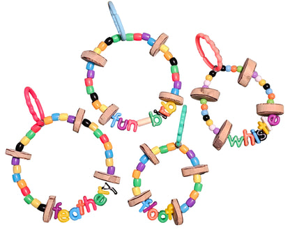 Rainbow Jelly Word Rings