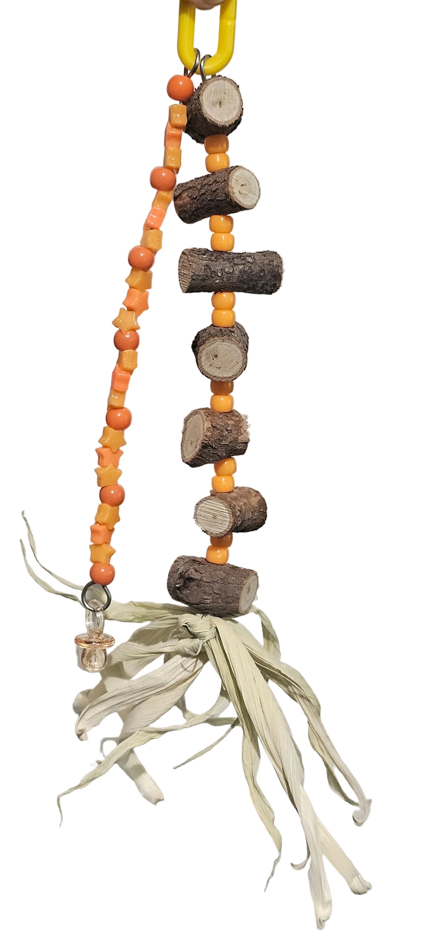 Orange Delight Bird Toy