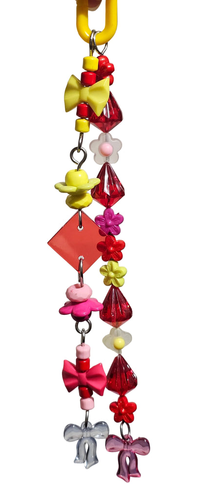 Flowers & Bows Crystally Double Strand Toy