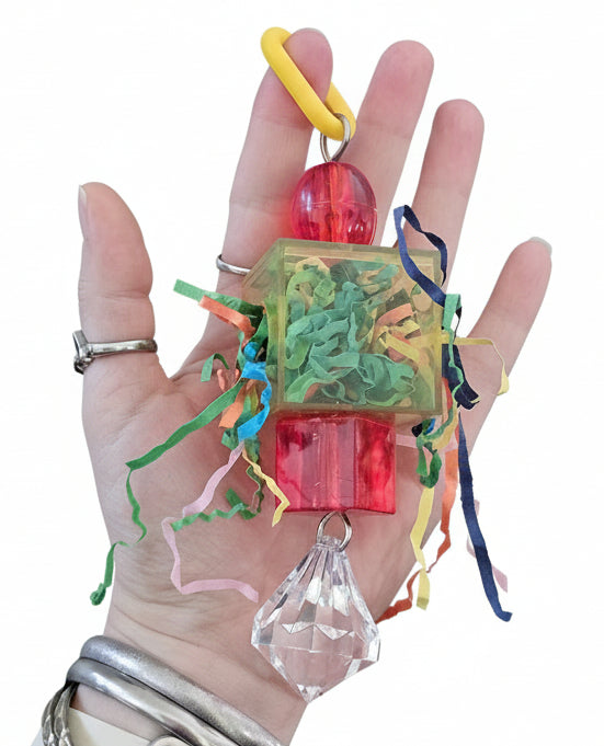 Acrylic Cube Forager Toy