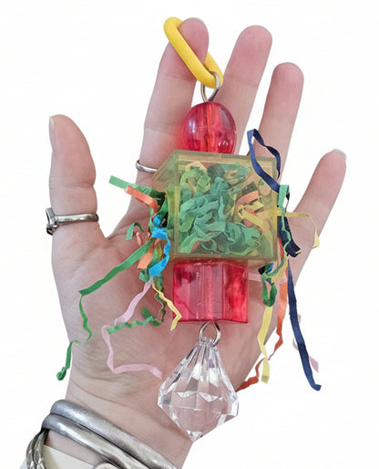 Acrylic Cube Forager Toy