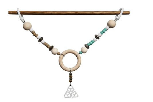 Ombre Mint & Cappuccino Double Hanger Toy