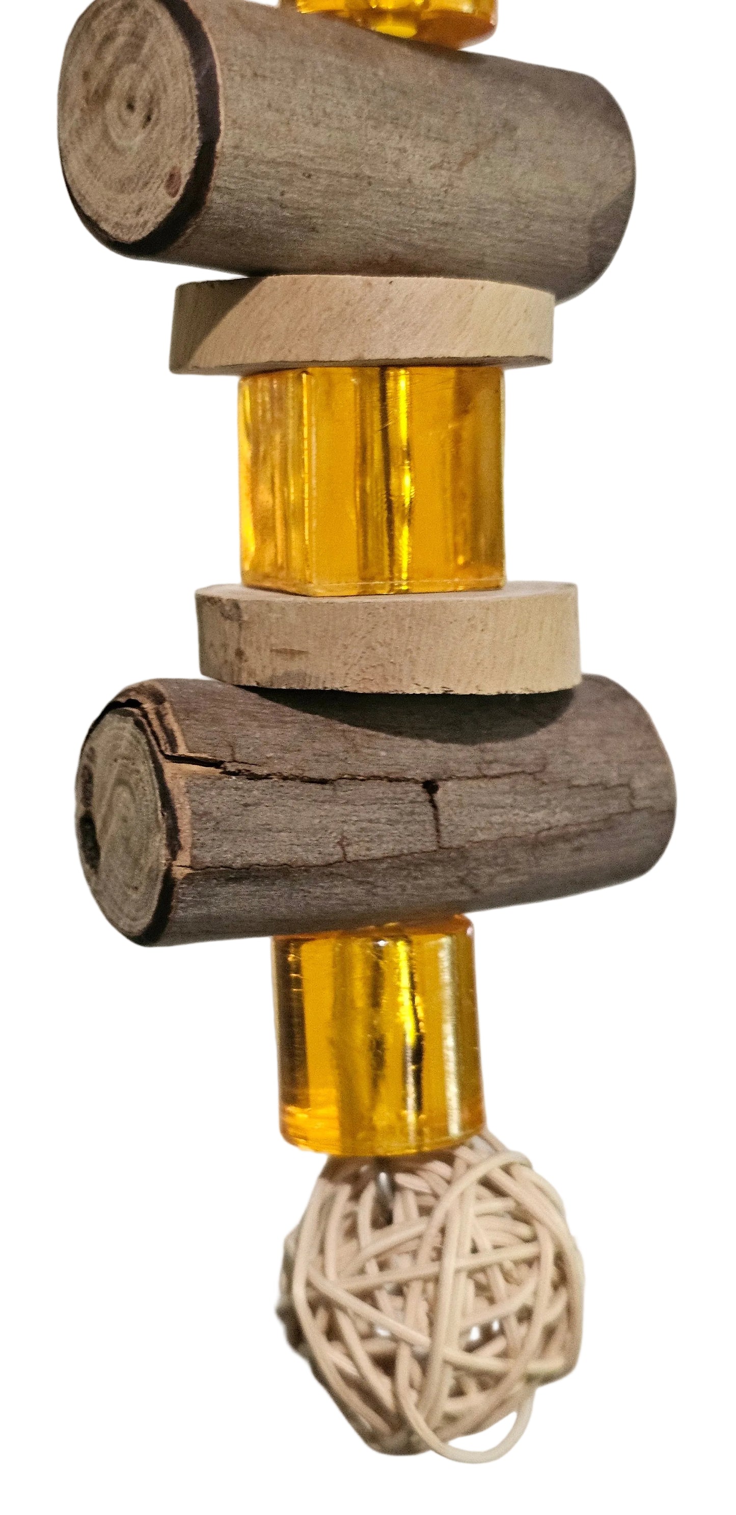 Chunky Spotted Gum Amber Toy