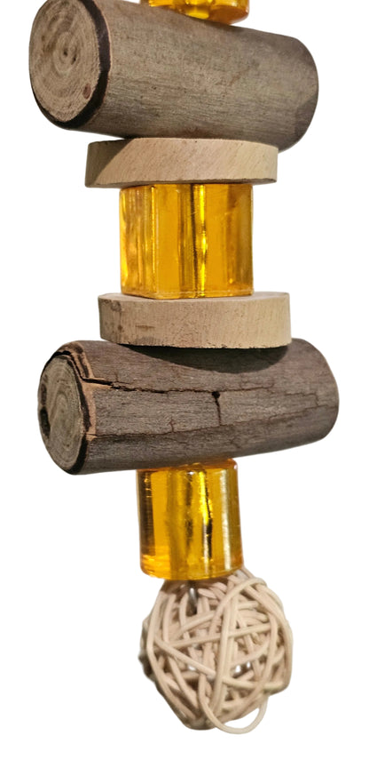 Chunky Spotted Gum Amber Toy