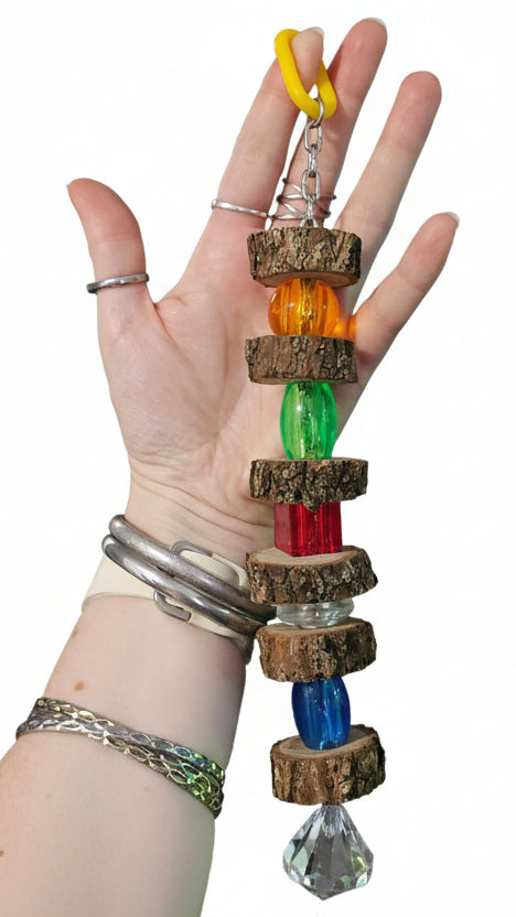 Chewy Timber Pancakes & Funky Rainbow 🌈 Beads Toy