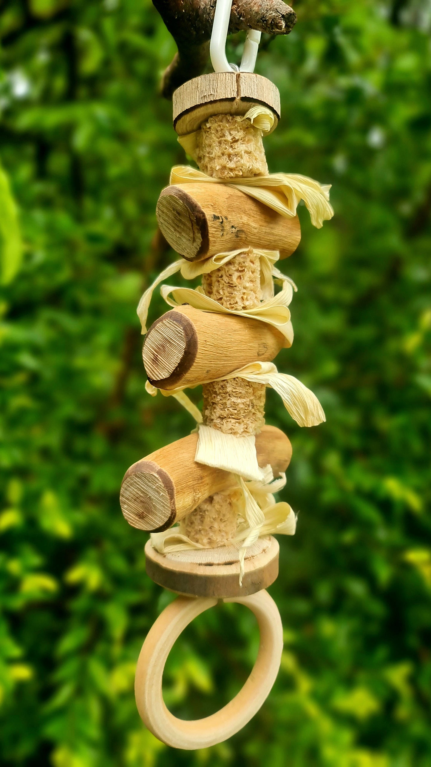 Corn Cob & Timber Stacker Forest Shreddable Toy