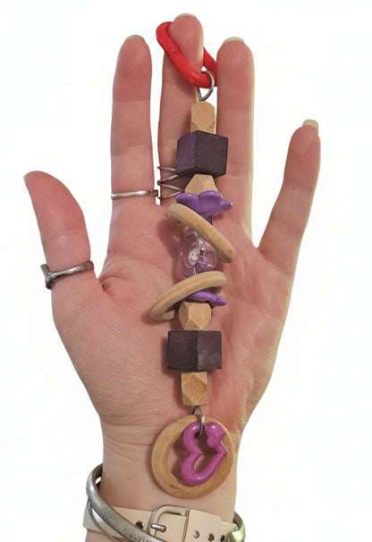 Mini Purple Flower Ring toy