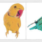 Cute Artsy Birdie Stickers