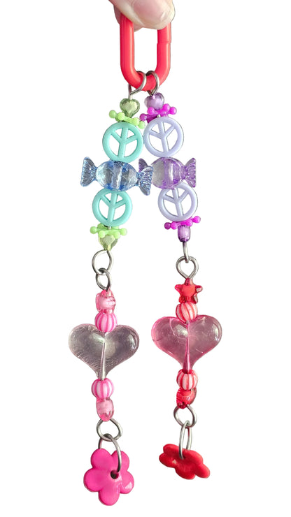 Double Stranded Mint, Purple, Hot Pink & Red Toy