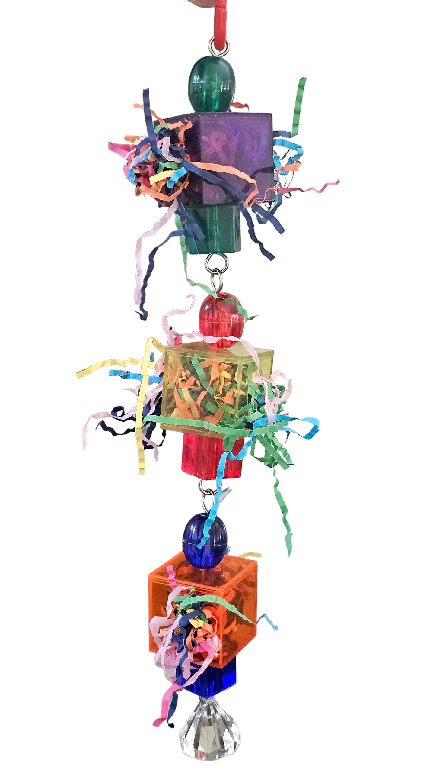 Acrylic Cube Forager Toy