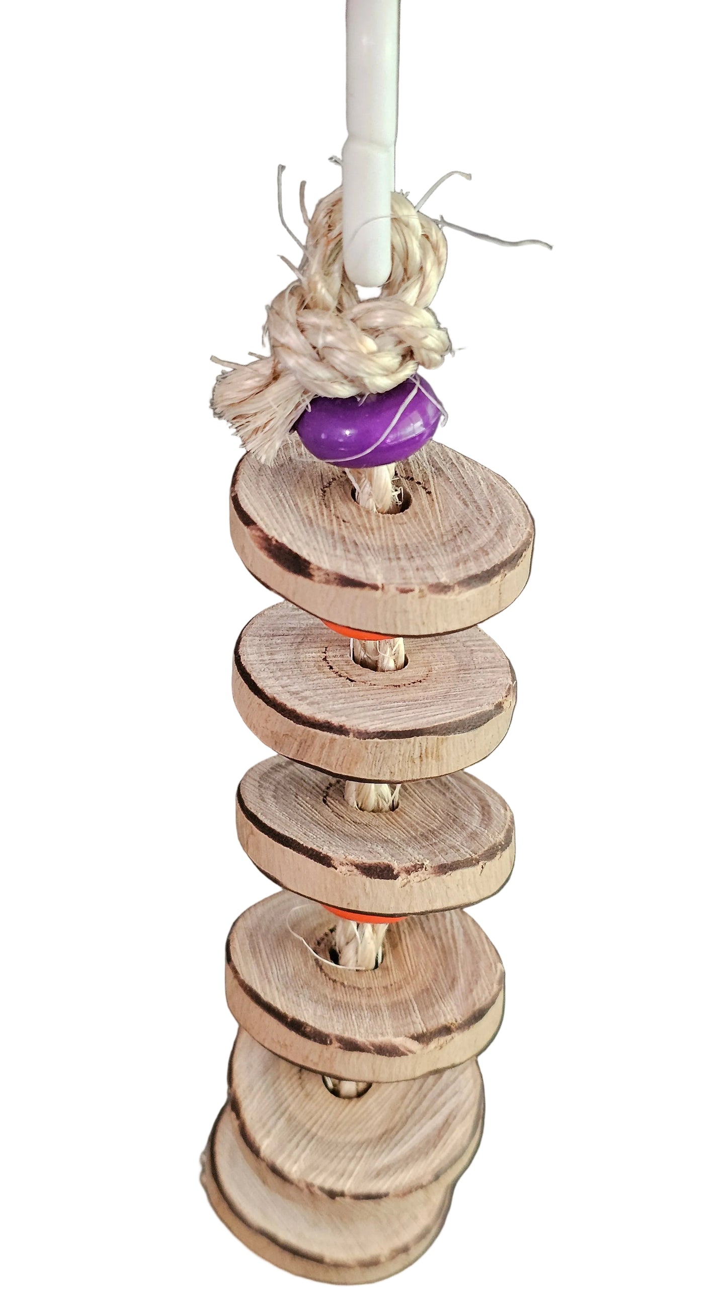 Pancake 🥞 Sliced Timber Purple & Orange Smarties Toy
