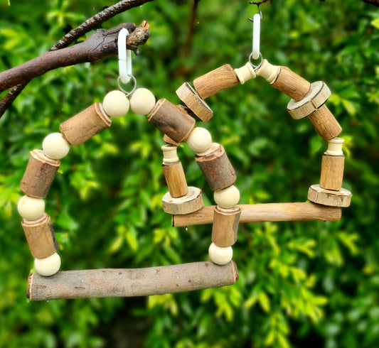 Natural Timber Swing Small