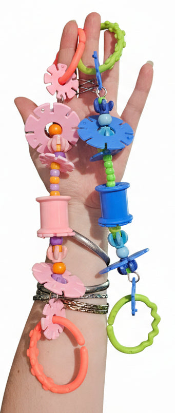 Spinning Wheels Double Hanger Toy