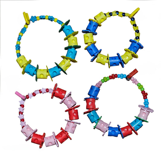 Busy Beads Barrel Rings