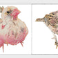 Cute Artsy Birdie Stickers