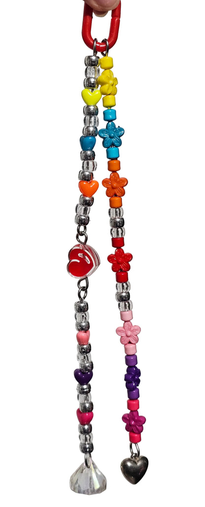 Super Shiny Silvery Rainbow Double Strand Toy