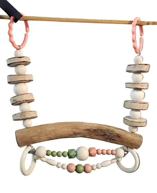 Earthy Toned Natural Timber Swing