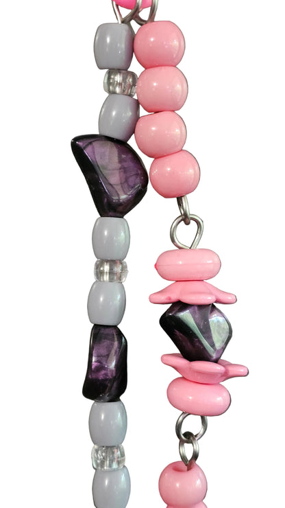 Pink & Purple Passion Double Strand Jointed Toy