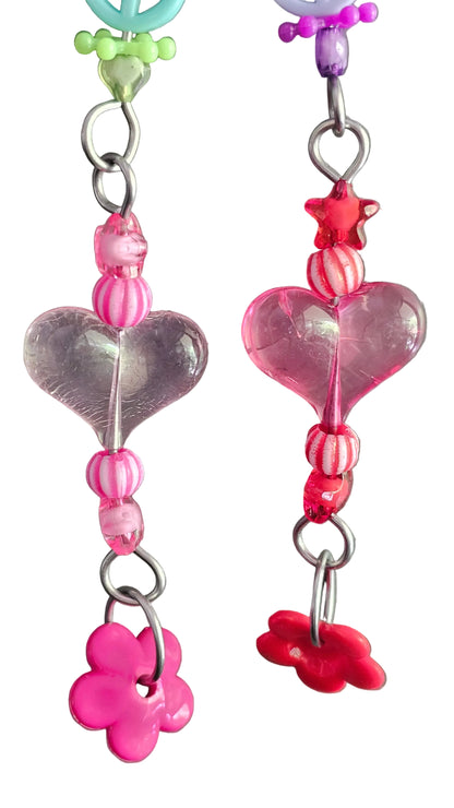 Double Stranded Mint, Purple, Hot Pink & Red Toy