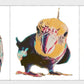Cute Artsy Birdie Stickers