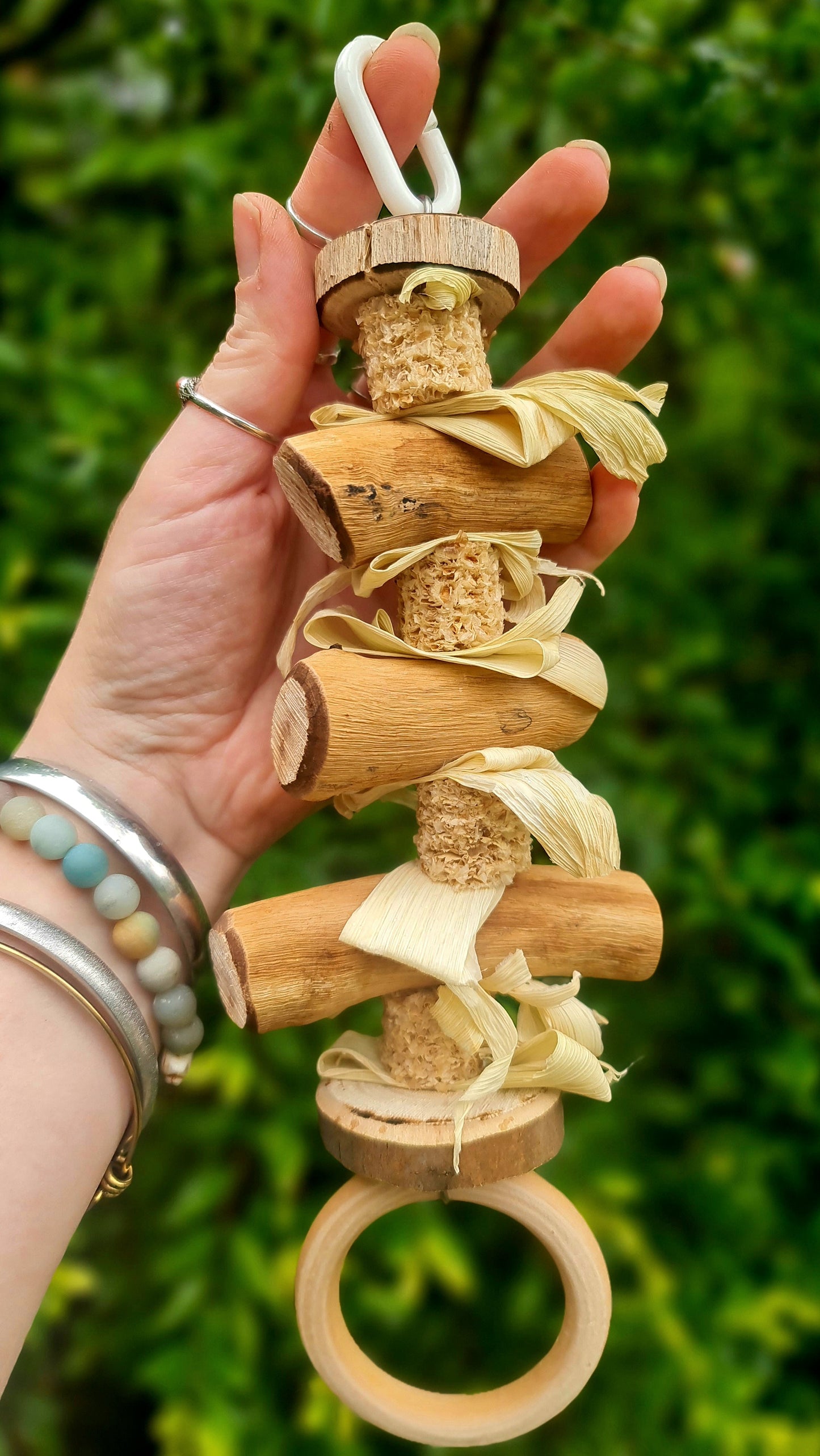 Corn Cob & Timber Stacker Forest Shreddable Toy