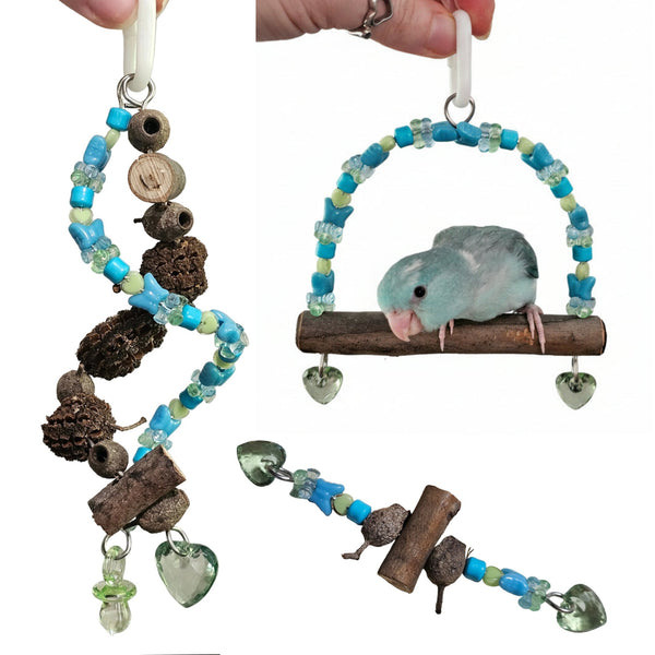 Blue/Green Swing & Nibble Set
