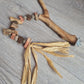 Spotted Gum Bolt On Perch & Timber Toy Combo